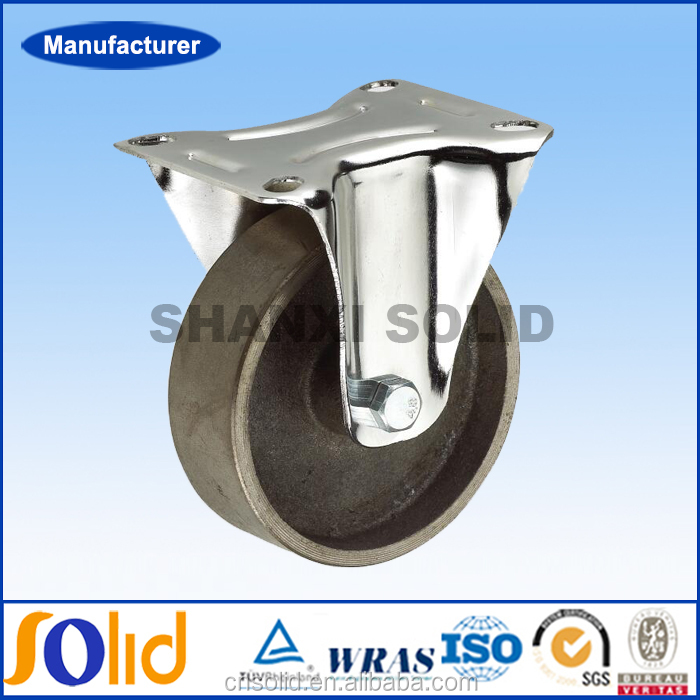 Industrial Caster Casting Iron Wheel Without Brake