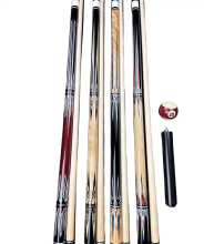 Affordable White Wood Billiard Pool Table with 57-inch Cue Sticks