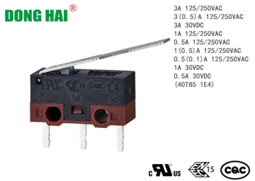 Subminiature Micro Switch SPDT Mouse