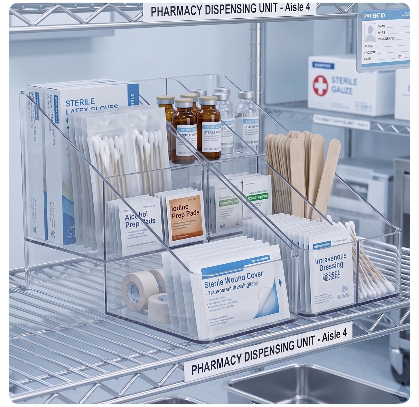 contenedor de almacenamiento en ángulo angled storage bin