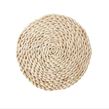 natural round woven placemats
