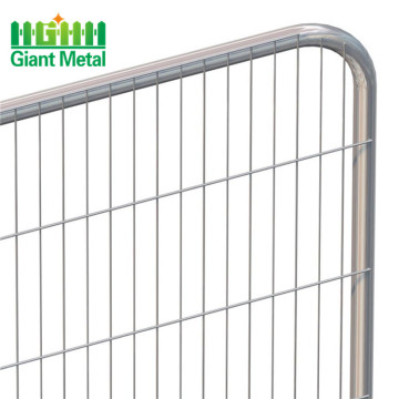 galvanized crowd control barrier