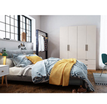 good price two-door two-drawing wardrobe