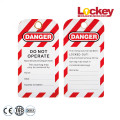 Safety Lockout Tag for Industrial Safety PVC Tag