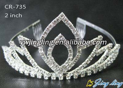 Small Crown Silver Wedding Crowns And Tiaras