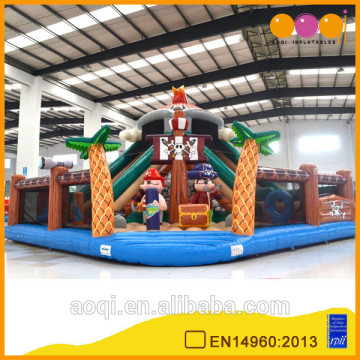 AOQI treasure hunt fun city commercial use outdoor inflatable fun city made from professional manufacturer