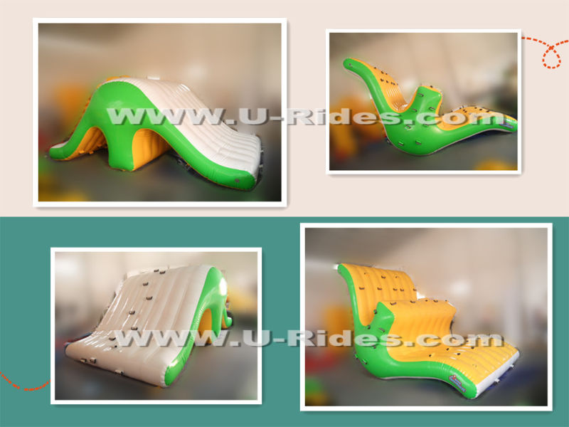 0.9mm PVC Tarpaulin Inflatable Water Slide Used in Sea