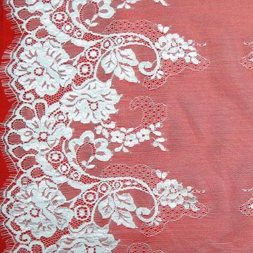 Eyelash Lace Fabric, Available in Different Designs