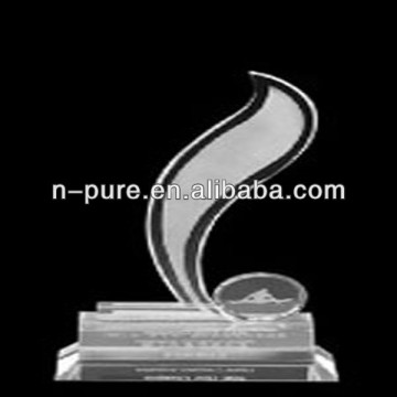 Rhinestone Crystal Ribbon Trophy