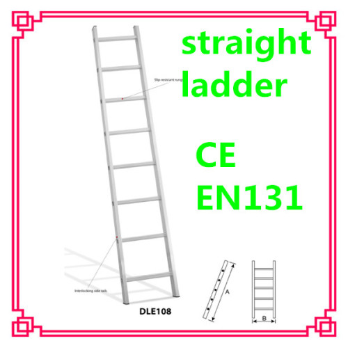 aluminium single straight ladder