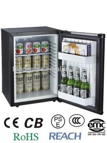 CB-40SA no noise hotel mini bar,no noise semiconductor mini bar,no noise semiconductor mini fridge