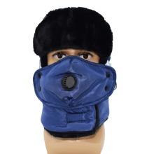 Navy Blue Windproof And Cold Warm Hat