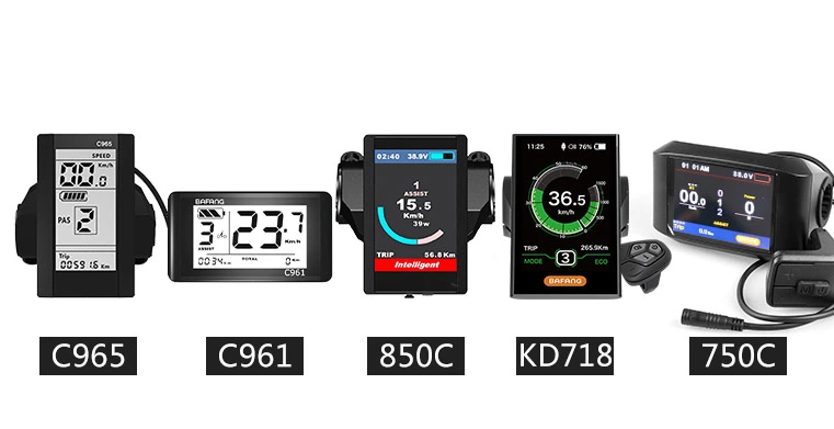 2019 Wholesale TFT Display Bafang 8fun Kd718 Full Color Display for Mountain Electric Bike