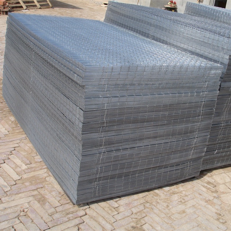 Galvanized mesh panel for gate or fence used