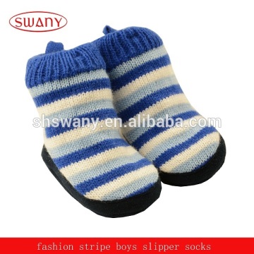 fashion colorful jacquard baby kids boys girls slipper socks,slipper socks with leather sole,with faux suede sole,baby shoes