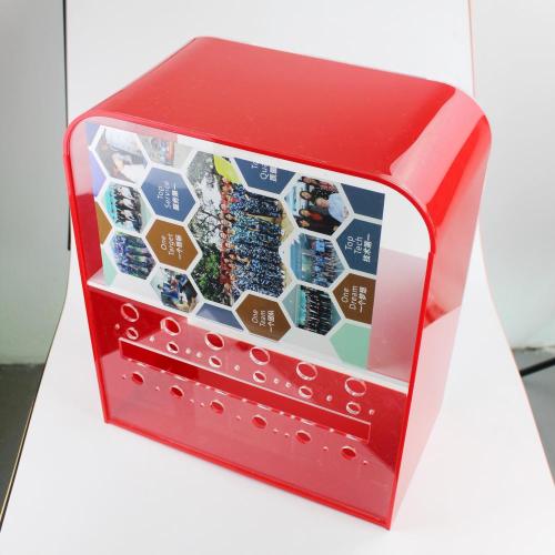Acrylic E-cigarette display case with lock