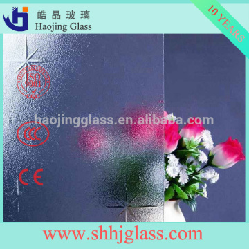 Shahe supply 4-6mm Figured Glass Plate,Rolled Glass Patterned Glass
