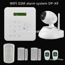 Support 10 Keypads Intrusion Alarm System Kit with Wifi Function