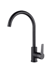 Kitchen Sink Black Faucet Tap