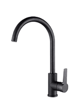 Kitchen Sink Black Faucet Tap