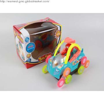 Cartoon Battery Operated Dump Car with Light and Music