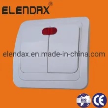 Euro Style Double Wall Light Switch F2102