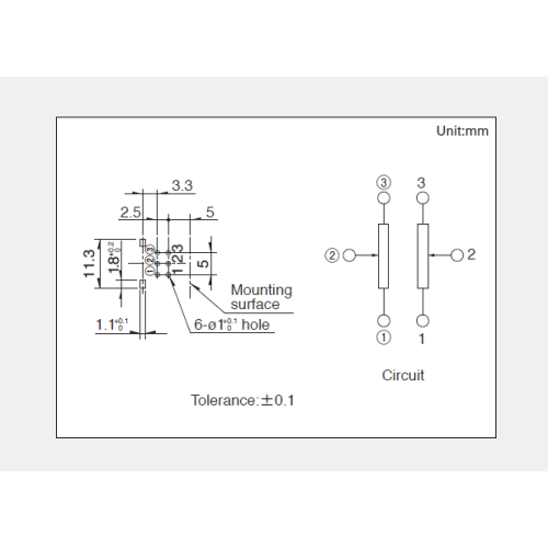 RK09L Series Rotating potentiometer