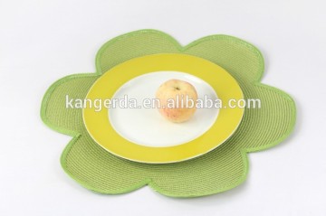 Decorative plastic mat/flower plastic mat/sunflower