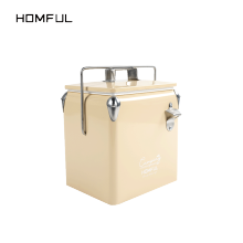HOMFUL Outdoor Retro Cooler Box: Portable Freshness Retainer
