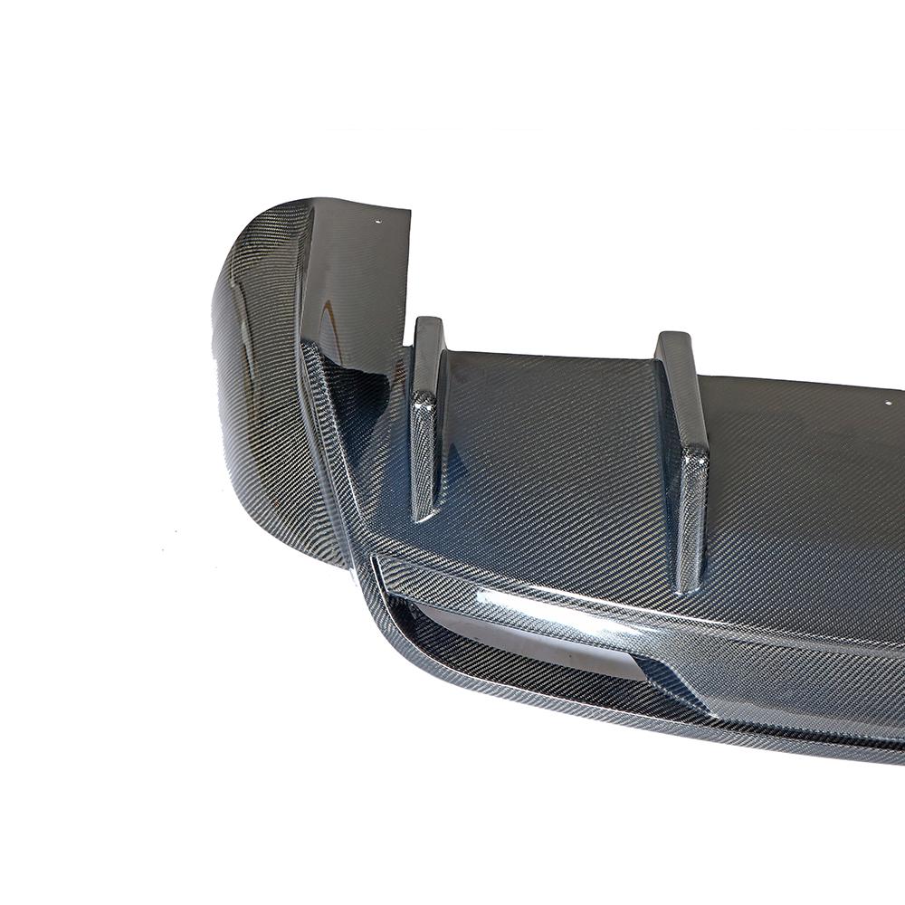 RZ Style Carbon Fiber Rear Bumper Diffuser Lip for Tesla Model X 75D 90D P90D 100D P100D 16-18