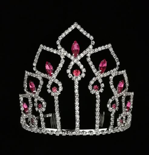 Elegant Colorful Queen Pageant Crowns CR-245