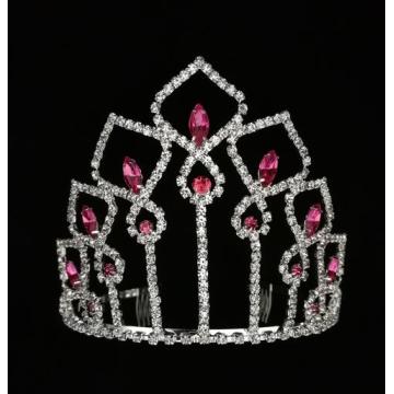 Coronas elegantes coloridas del desfile de la reina CR-245