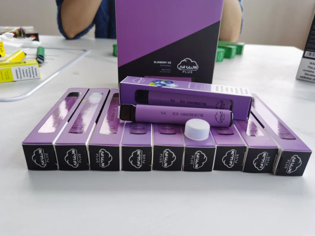 Shenzhen Factory Direct Sale Air Glow Plus 5% 800 Puffs Disposable Vape Pen Dispoasble E-Cig