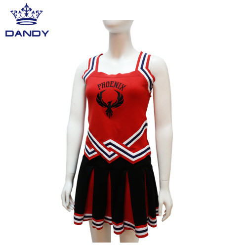 Klassiska varsity cheer-uniformer