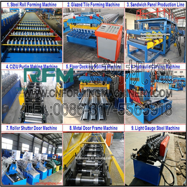 color steel roll forming machine