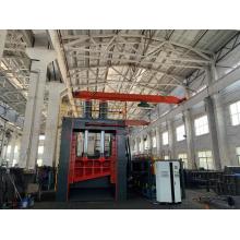 Pelat aluminium baja baja baja hidrolik gantry gunting