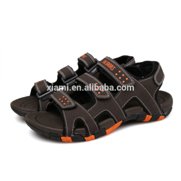 high quality comfortable material leather sport sandal eva 2016