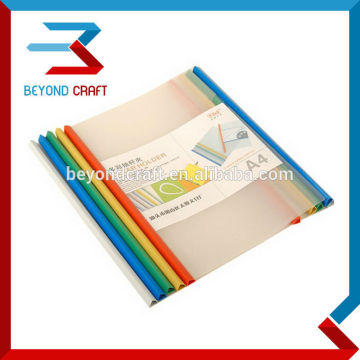 A4 pp report cover folders slider bar clear folders