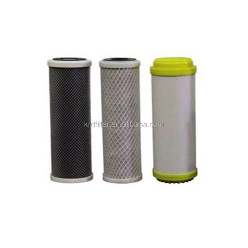 UDF CTO Activated Carbon Block Charcoal Filter Cartridge for Residential RO System