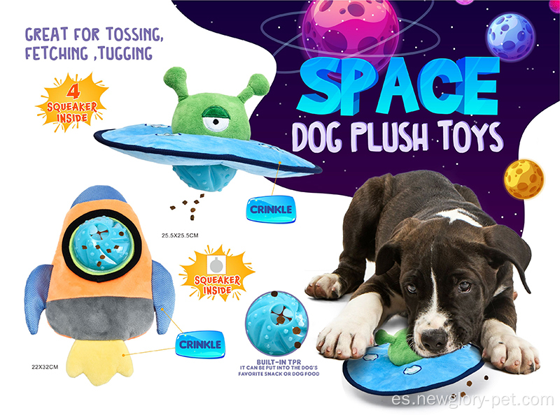 Tela de felpa súper suave mascota para mascota juguete para perros