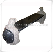 Artistic Garden Carved Turtle Bench Stone Statue