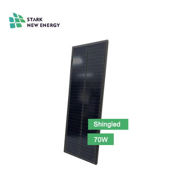 black solar flex 70w black mono solar panel