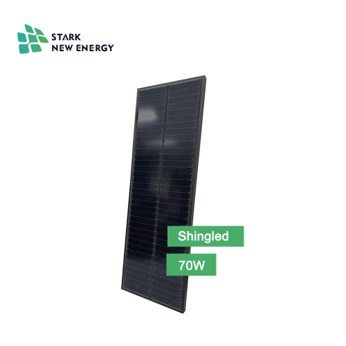 czarny panel słoneczny solar flex 70w czarny mono