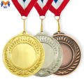 Medalhas em branco do prêmio de metal para gravação