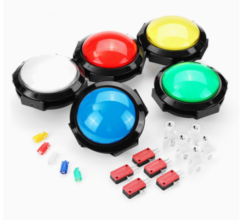 100mm Round Arcade Button The Heart Of The Gaming Experience