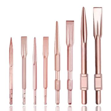 Professional 250mm Electric Hammer Drill Bits for Concrete, Brick Wall Drilling: Including SDS PLUS Chisels and Pointed Groove Flat Chisels