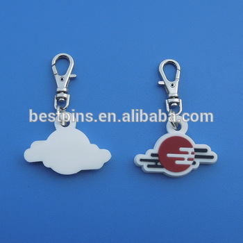 soft pvc 3d sunrise keyrings custom