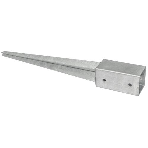 Fence Post Spike Metal Ground Screw Square Anchor