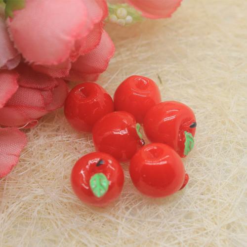 Nouveau Charme Fruits Rouges En Forme 3D Perles Résine Cabochon Simulation Alimentaire 100 pcs/sac Enfants BRICOLAGE Artisanat Décor Perles