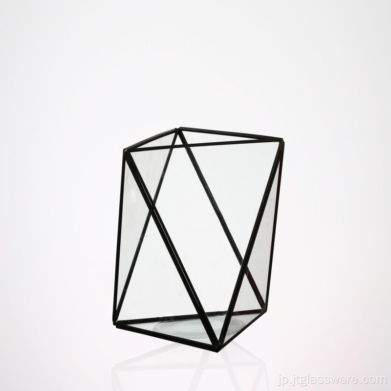 フレーム付き温室ガラス幾何学的テラリウム